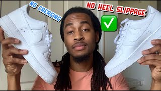 HOW TO LACE AIR FORCE ONES LOW AVOID CREASING [upl. by Orth]