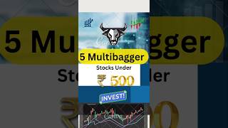 5 Best Stocks under ₹ 500   BEST penny stocks  shortsfeed [upl. by Notterb967]