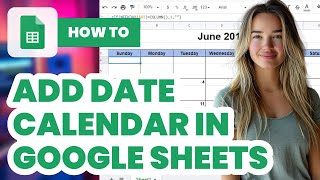 How to Add Date Calendar in Google Sheet 2024  Easy Guide [upl. by Arleen]