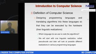 BSCS 1ST YEAR SEMESTER 1 SUBJECT INTRO TO COMP SCI SESSION 1 [upl. by Adnuhsed814]