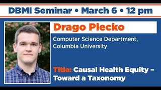 Causal Health Equity – Toward a Taxonomy Drago Plecko [upl. by Htehpaj58]