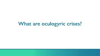 What are oculogyric crises [upl. by Salahcin]