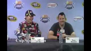 NASCAR at Richmond September 2012 Post Race Jeff Gordon Tony Stewart [upl. by Bollinger]