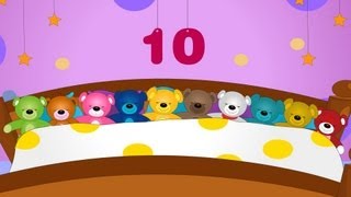 Ten in the bed  Ten in bed  Nursery rhyme [upl. by Lefton225]