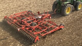 KUHN PROLANDER  field cultivator in action [upl. by Kirsteni]