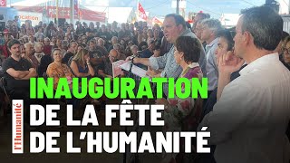 Inauguration de la Fête de lHumanité 2023 [upl. by Dieterich28]