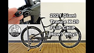 2021 Giant Trance X Geometry Flipchip  how to flip it and why [upl. by Rovert959]