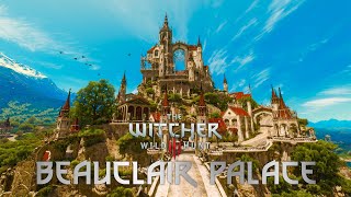 The Witcher 3  Beauclair Palace AMBIENCE │ Medieval Palace Life Flute amp Lute Sounds │ ASMR [upl. by Munster812]