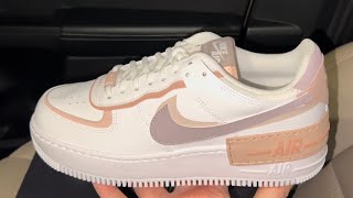 Nike Air Force 1 Shadow Amethyst Ash Pink Oxford shoes [upl. by Aneelak]