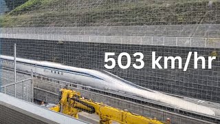 Japans Maglev Shinkansen Worlds fastest train [upl. by Alva833]