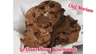 Testez cette recette de Crème glacée chocolat seulement 3 ingrédients  Et super rapide [upl. by Dnalhsa]