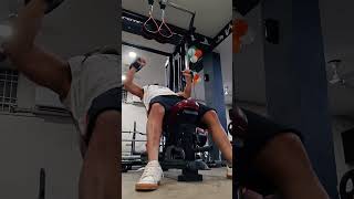 How to Do Incline Bench Cable Flys motivation fitnessmotivation [upl. by Atilrac416]