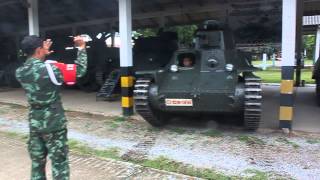 Royal Thai Army Type95 HaGo Tank [upl. by Yerffeg]