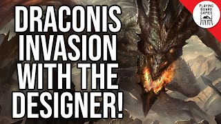 We play DRACONIS INVASION with the designer again [upl. by Ellirehs285]