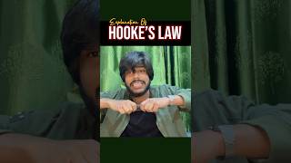 Hooke’s Law  SabaQ 39  physics shortsindia shorts science [upl. by Gievlos358]