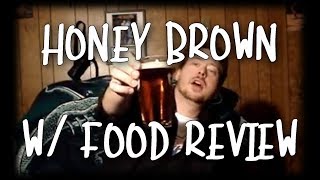 Craft Beer Review With Food  Dundee Honey Brown W EPIC Bacon Cheeseburgers [upl. by Renaxela636]