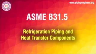 ASME B31 Codes [upl. by Charlotte]