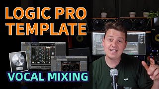 How To Mix Upfront Vocals That Shred  Free Logic Pro Template [upl. by Lenno7]