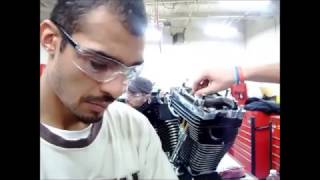 Part 07 How to install Adjustable Pushrods Harley Davidson EVO SampS Jims Revtech [upl. by Anavahs101]