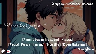 ASMR 7 Minutes In Heaven With The Popular Girl Hostile Mean warming up Fsub kissing F4M [upl. by Anselmi]