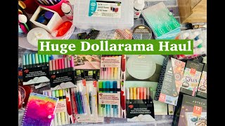 Huge Dollarama Haul  Lots of New Crafting items [upl. by Drahser600]