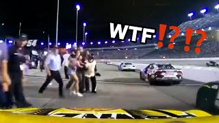 Joey Logano nearly hits Austin Dillon’s FamilyFriends amp Team on Pit Road after the race 😱 [upl. by Zetana]