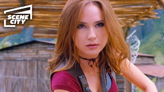 Jumanji Welcome to the Jungle Dance Fighting Scene Karen Gillan 4K HD Clip  With Captions [upl. by Ajnot]