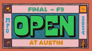 2024 The Open at Austin  MPO FINALF9  Anttila Buhr Orum Anderson  Jomez Disc Golf [upl. by Nav460]