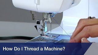 Brother Sewing Machine How to Thread Mechanical and Automatic Machines [upl. by Eikin]