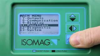 Electromagnetic flowmeter FLOWIZ MV  ISOMAG How to set the totalizer unit of measure [upl. by Serle]