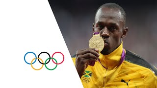 Usain Bolt Receives 100m Gold Medal  London 2012 Olympics [upl. by Enitsahc249]