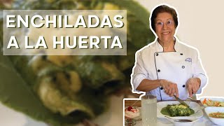 ENCHILADAS A LA HUERTA Y SOPA DE VERDURAS  RECETAS FÁCILES [upl. by Deach]