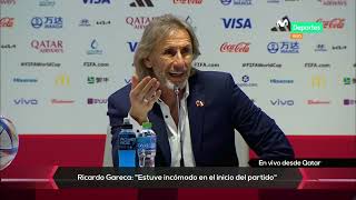 Ricardo GARECA quotNo es momento para HABLAR de la CONTINUIDAD como DTquot  PERÚ eliminado de QATAR 2022 [upl. by Faunia]