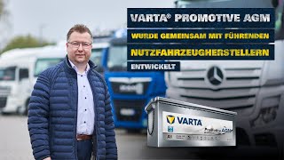 VARTA ProMotive AGMBatterien mit den führenden NFZHerstellern entwickelt  VARTA Flottenprogramm [upl. by Necila]