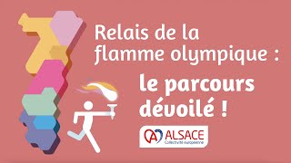 Relais de la flamme olympique  le parcours dévoilé [upl. by Nahgam640]