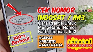 Cara Cek No Indosat Terbaru [upl. by Laurie513]