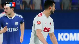 FC Schalke 04  1 FC Köln My reactions and comments gameplay EA Sports FC 24 [upl. by Horlacher]