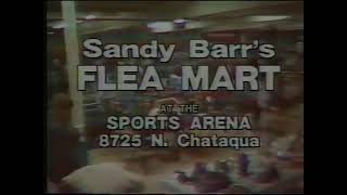 Sandy Barrs Flea Market at the Portland Sports Arena  1990 commercial [upl. by Carma]