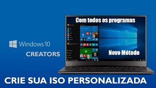 criando iso do windows 10 com todos os programas novo método [upl. by Okechuku]