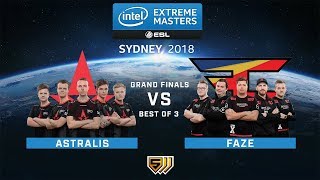 Astralis vs FaZe  Map 1  Grand Finals  IEM Sydney 2018 [upl. by Christian]