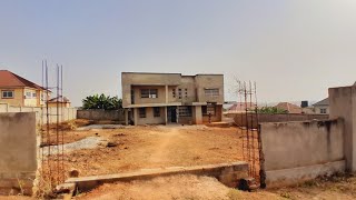 MUST SEE  this 4 bedrooms uncompleted house in kumasi Ghana 🇬🇭 [upl. by Burroughs104]