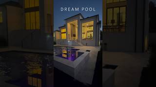 Dream pool w custom lights floating steps amp aqua spheres alphafinehomes homeinspo design pool [upl. by Yrdnal]