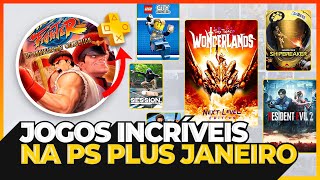 NOVO JOGOS CHEGANDO NA PS PLUS  Disponivel Dia 16 de Janeiro [upl. by Oirram]