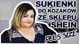 SUKIENKI IDEALNE DO WYSOKICH KOZAKÓW  Haul Mierzymy Plus Size Shein [upl. by Aicirtap]