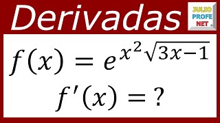 DERIVACIÓN DE FUNCIONES  Ejercicio 19 [upl. by Ajile]