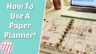 How To Use A Paper Planner For Beginners [upl. by Burner106]