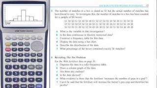 Drawing a Histogram with a Casio FX9860 [upl. by Jordan]