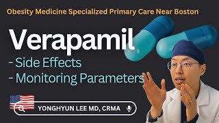 Verapamil Side Effects amp Monitoring Parameters [upl. by Elvyn]