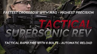 💥 Reveal of the fastest reverse crossbow with MAGAZINE XBOW fma Supersonic REV Tactical  Teaser 💥 [upl. by Donal674]