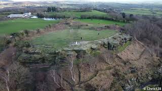 Helsby Hill Mini2 Drone 4K Frodsham [upl. by Atteyram869]